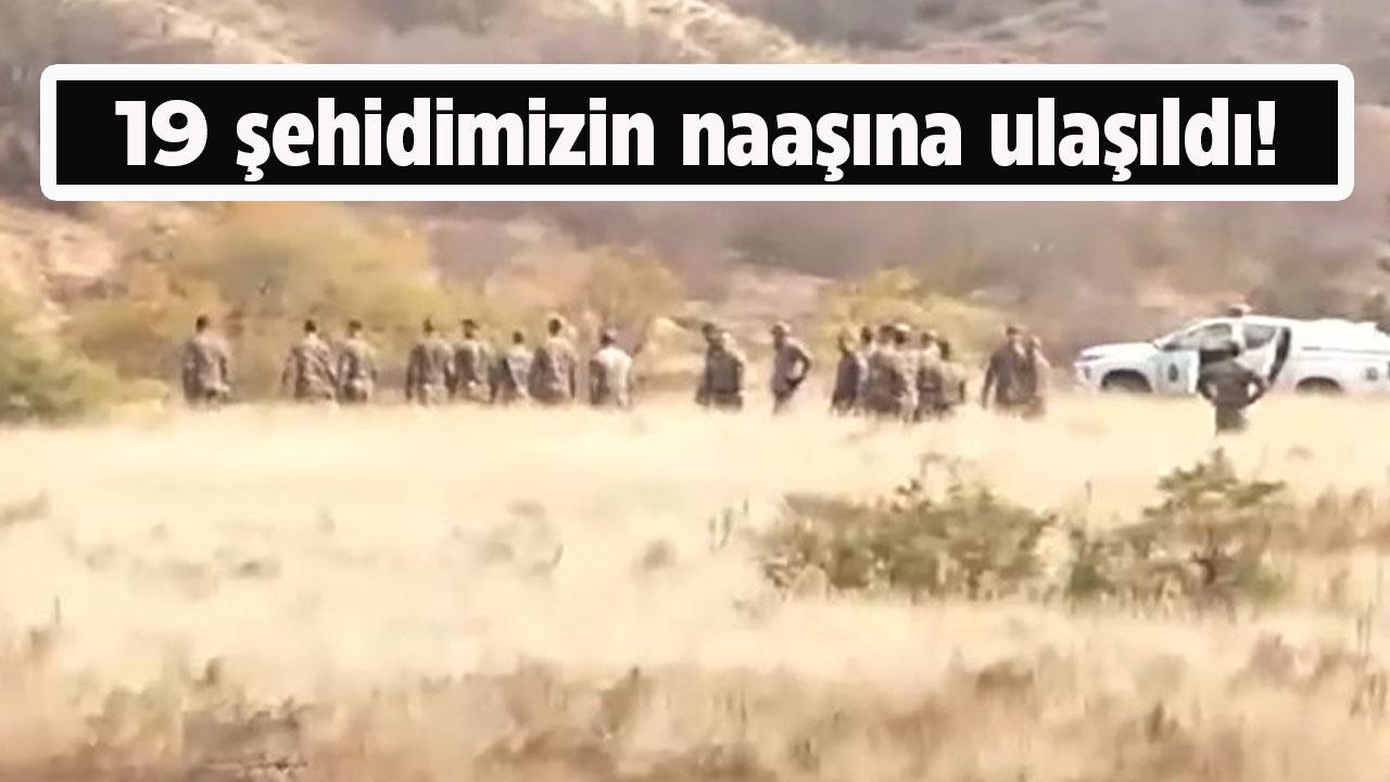 Son dakika! 19 şehidin naaşına ulaşıldı