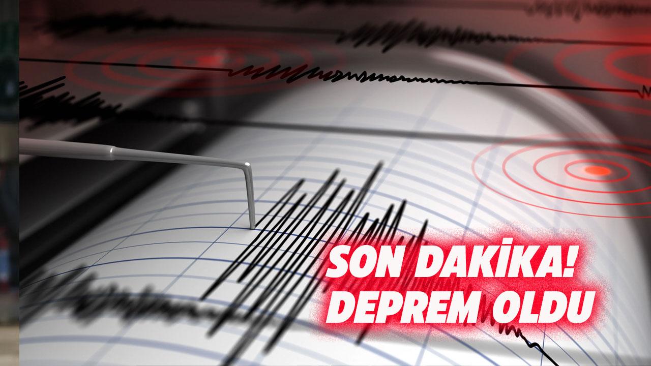 Son dakika! Deprem mi oldu?