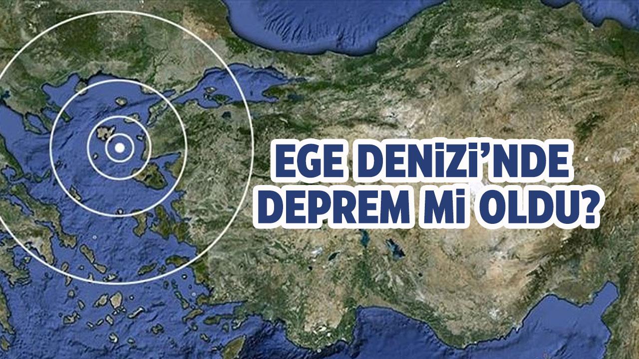 Son dakika Ege Denizi'nde deprem mi oldu? 18 Kasım 2025 Ege Denizi depremi