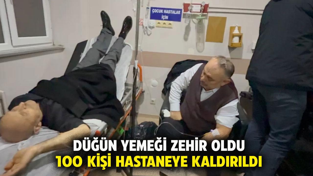 Trabzon'da 100 kişi düğün yemeğinden zehirlendi