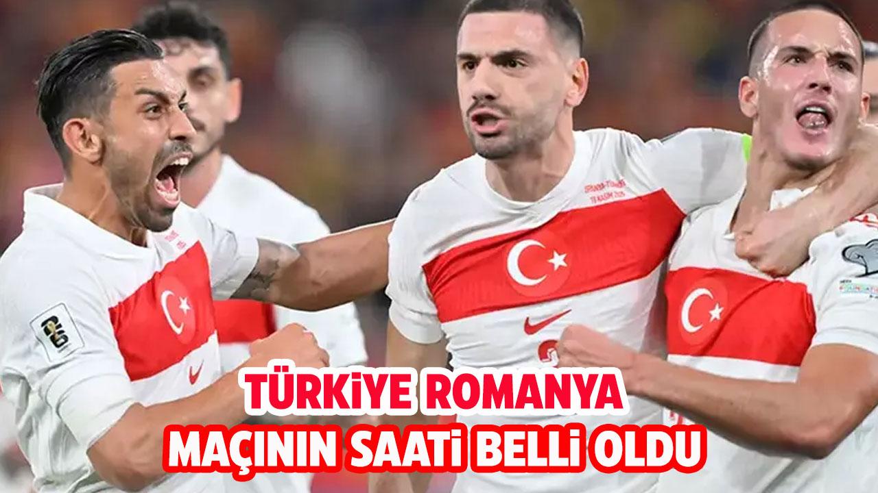 Türkiye Romanya maçı saat kaçta? Türkiye Romanya maçı ne zaman?