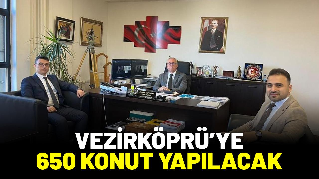 Vezirköprü ilçesine 650 konut yapılacak