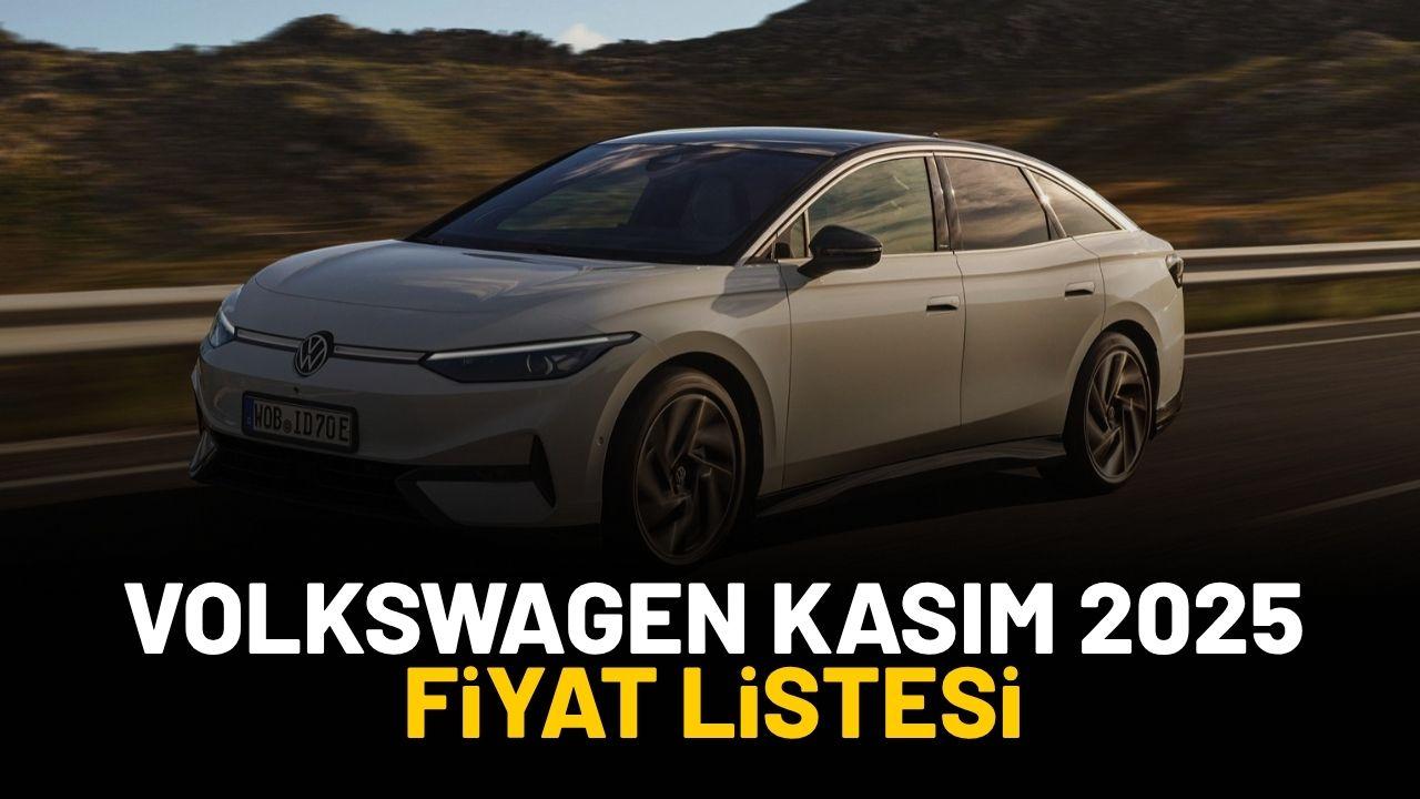 Volkswagen Kasım 2025 fiyat listesi
