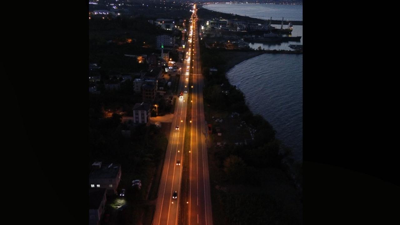 YEDAŞ Ordu-Samsun hattını aydınlattı