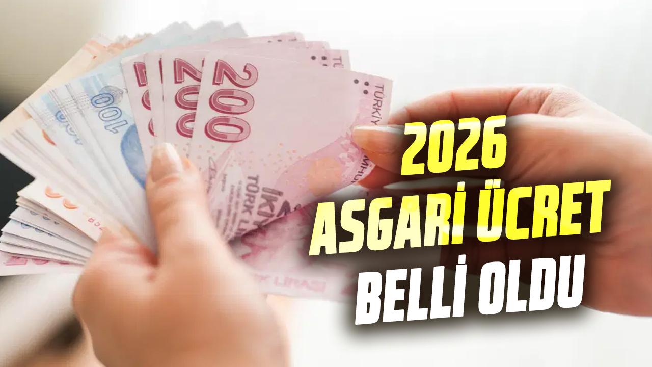 2026 asgari ücret belli oldu! İşte verilen rakam