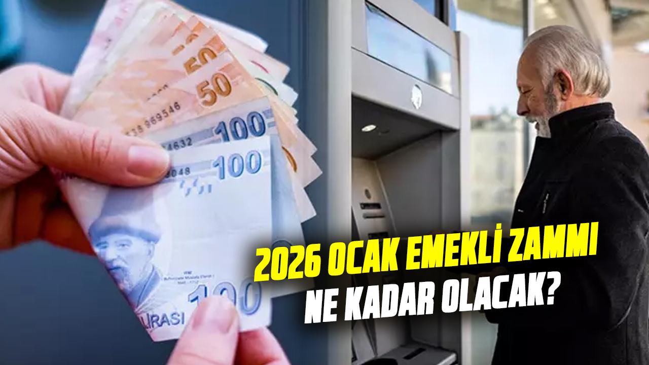 2026 Ocak ayında emekli zammı ne kadar olacak? SK ve Bağ-Kur emeklileri ne kadar zam alacak?