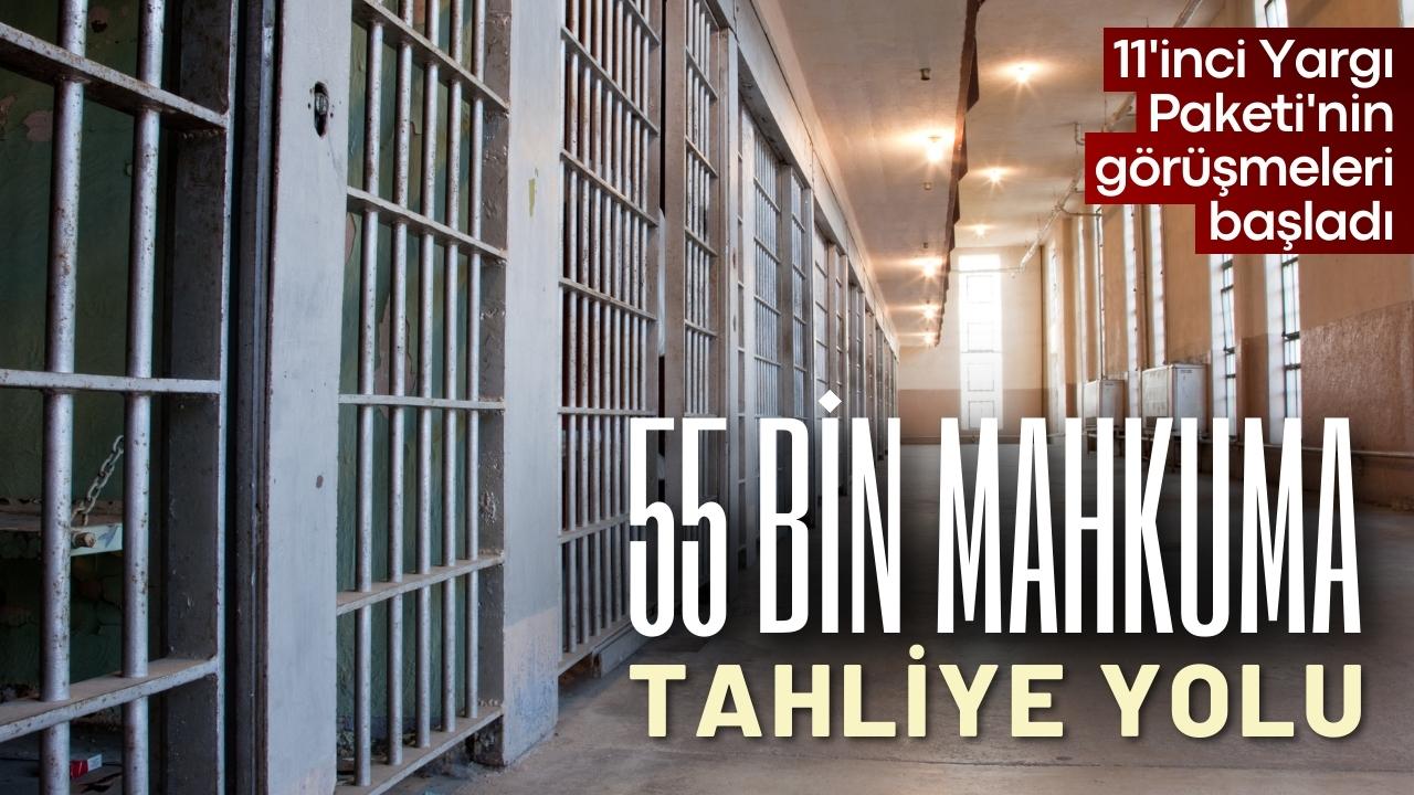 55 bin mahkuma tahliye yolu