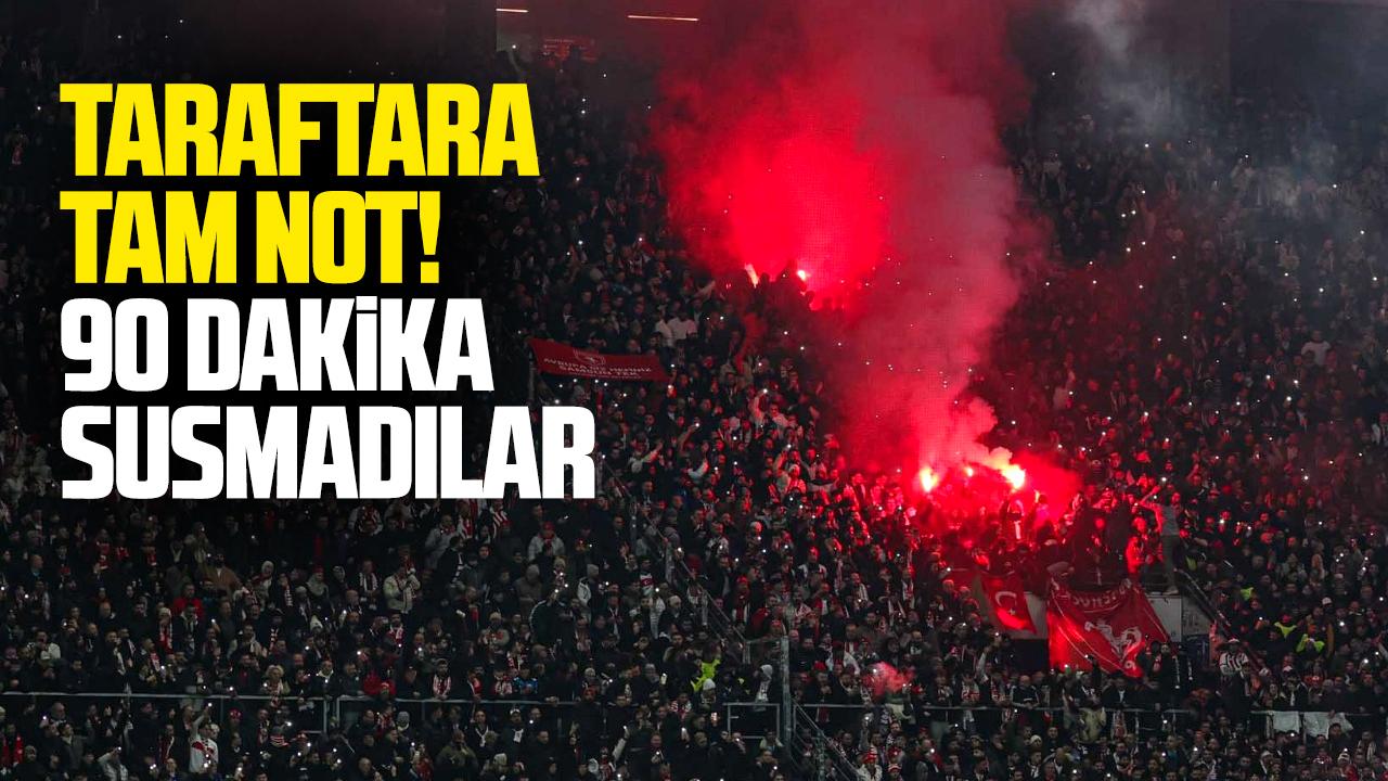 Almanya’da tribünler kırmızı-beyaz! Samsunspor taraftarından Mainz deplasmanında tam destek