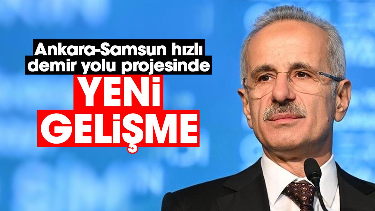 Ankara-Samsun hızlı demir yolu projesinde yeni gelişme