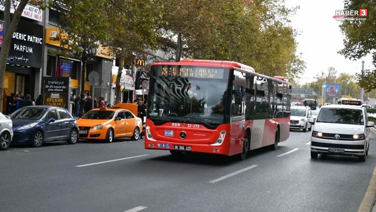 Ankara’da toplu taşımaya zam