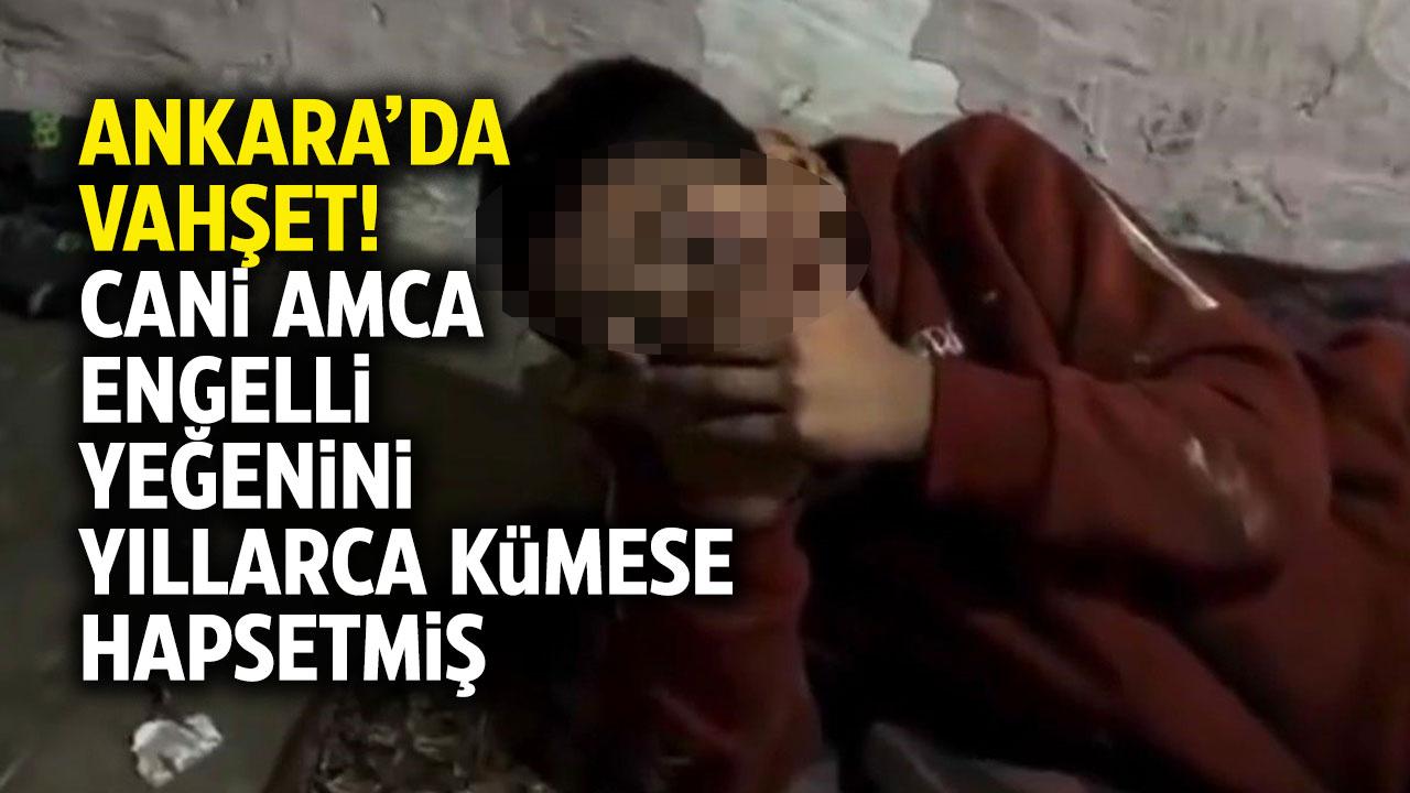 Ankara'da vahşet! Cani amca engelli yeğenini güvercin kümesine hapsetmiş