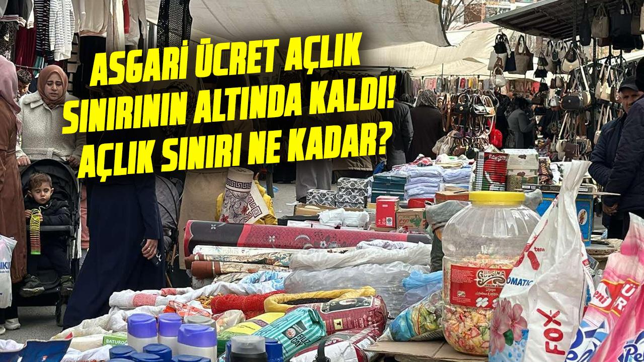 Asgari ücret açlık sınırının altında kaldı! Açlık sınırı ne kadar?
