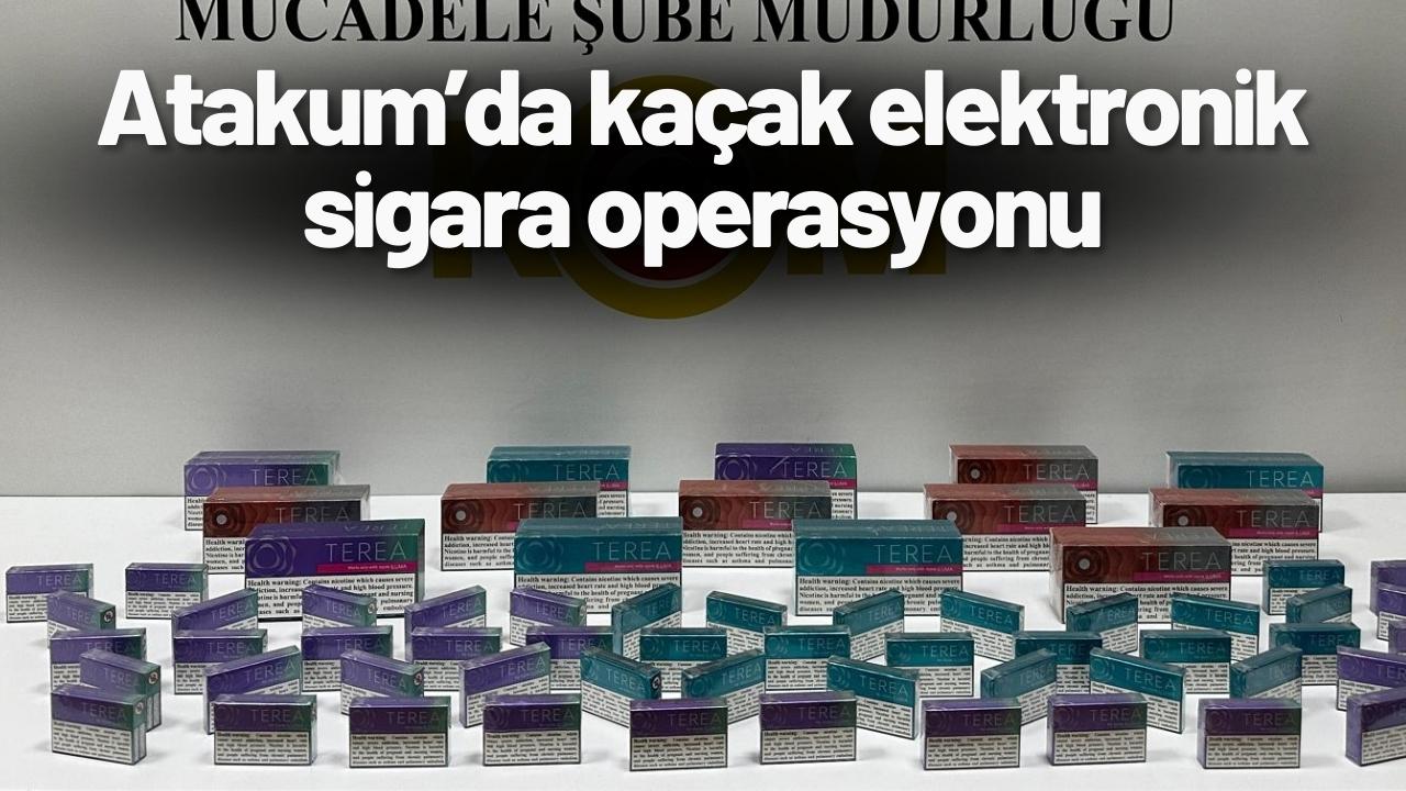 Atakum’da kaçak elektronik sigara operasyonu