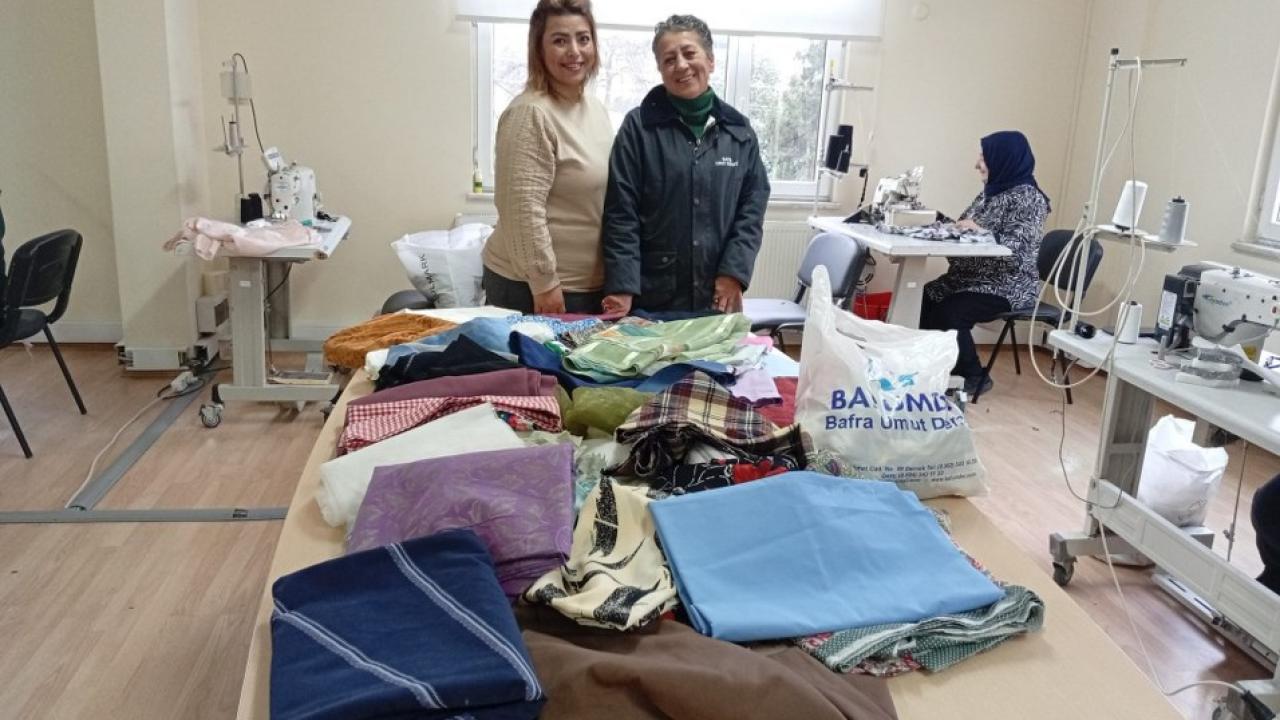 Bafra Umut Derneği'nden ADEM kursiyerlerine destek