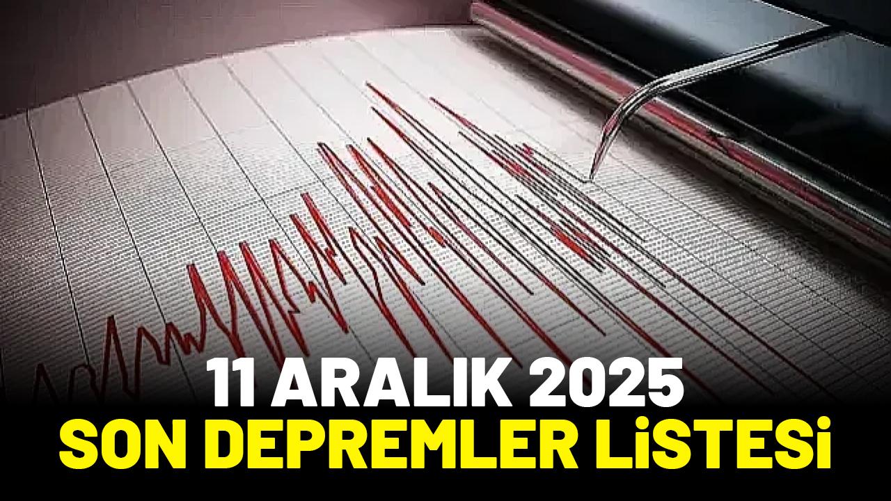 Balıkesir ve İstanbul peş peşe sallandı! Son dakika deprem oldu! 11 Aralık Perşembe 2025 son depremler listesi... Kandilli sallanan illeri açıkladı