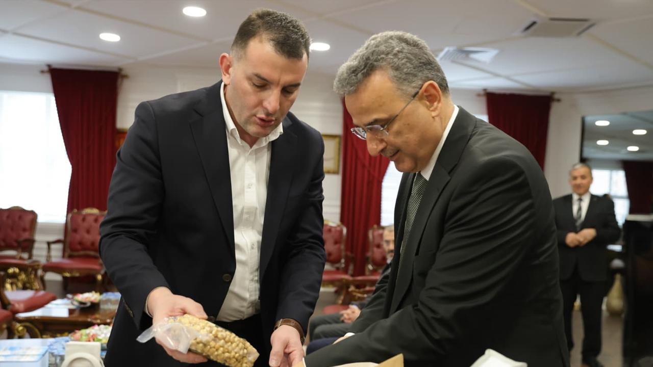 Başkan İhsan Kurnaz, Başkan Harun Kalıntaş’ı ağırladı