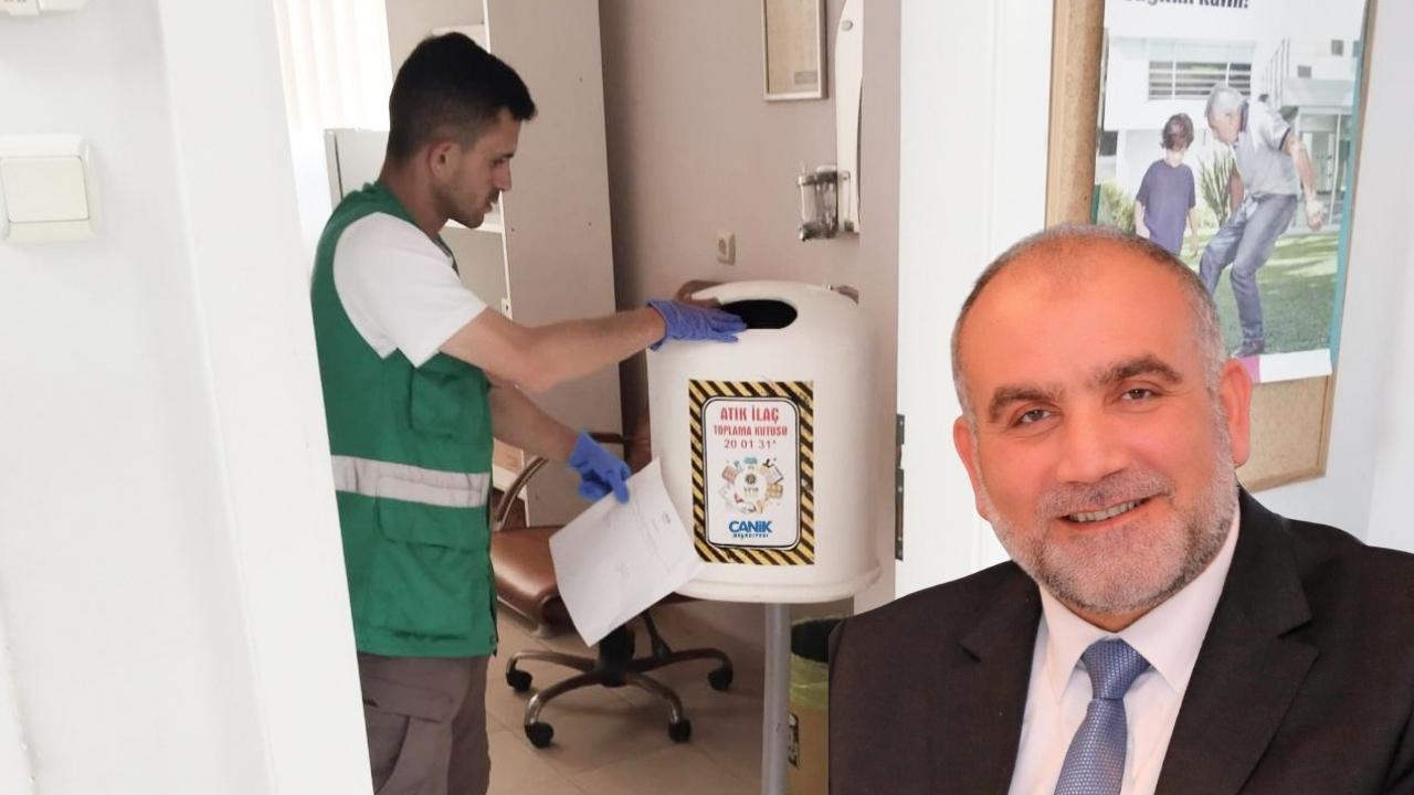 Canik Belediyesi'nden doğa ve çevre seferberliği: 520 kilogram atık ilaç bertaraf edildi