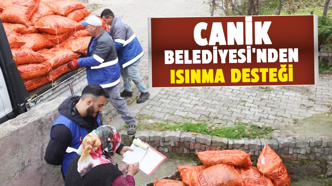 Canik Belediyesi'nden ısınma desteği