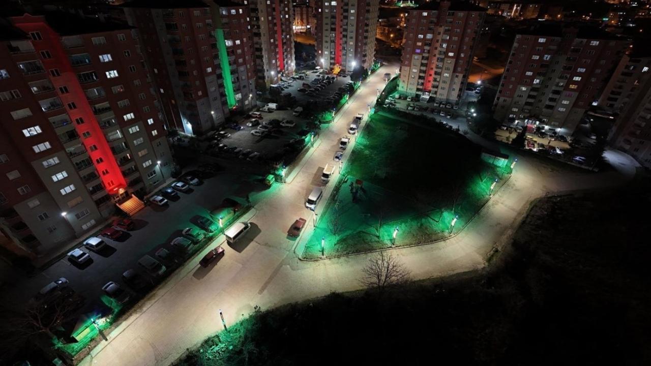 Canik sokakları aydınlık ve güvenli