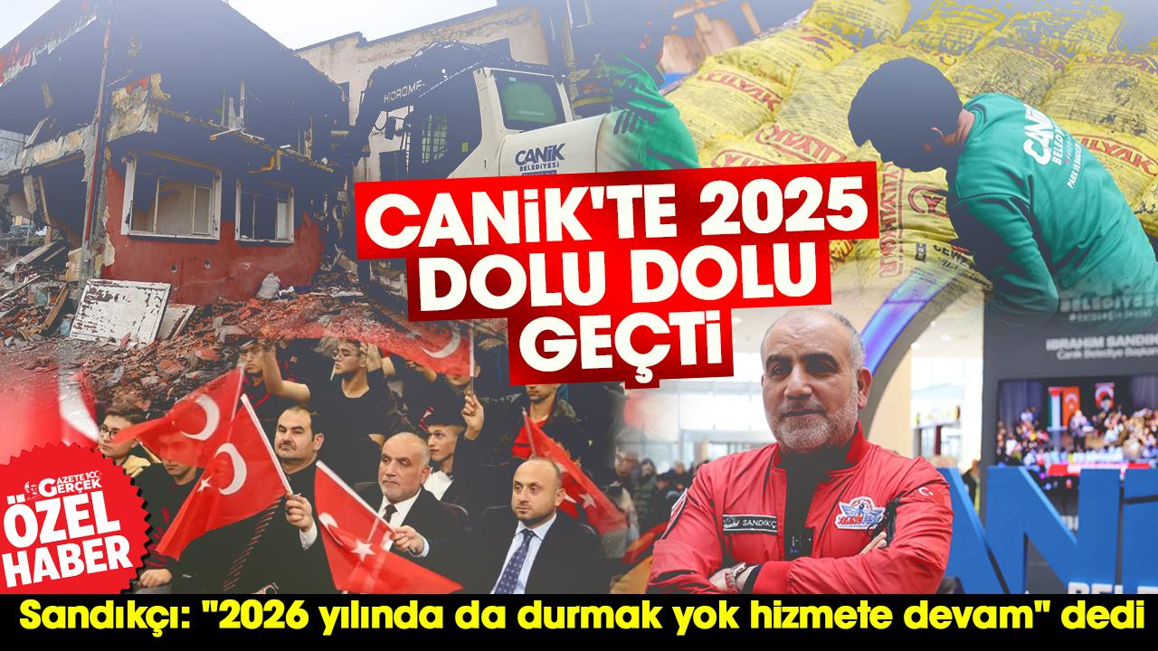 Canik'te 2025 dolu dolu geçti