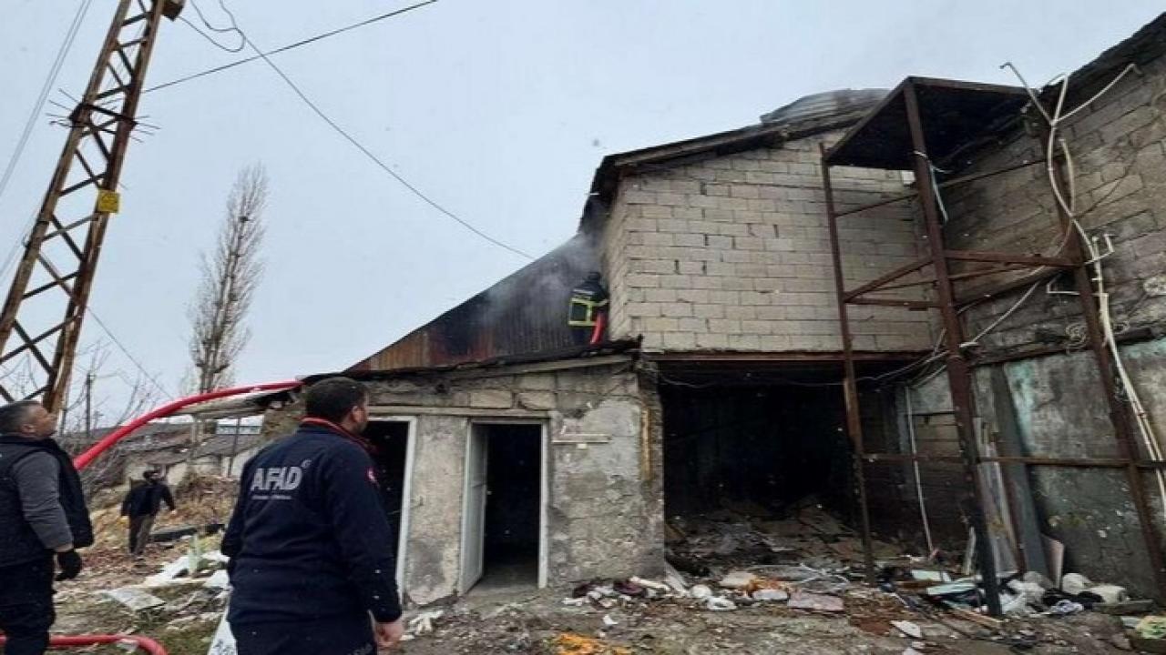 Demir atölyesinde patlama! 1 yaralı