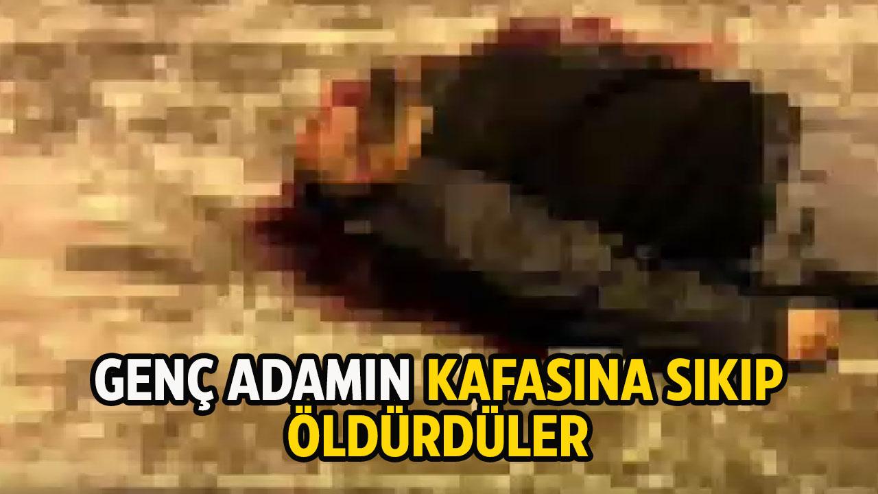 Evinin önünde kafasına sıktılar