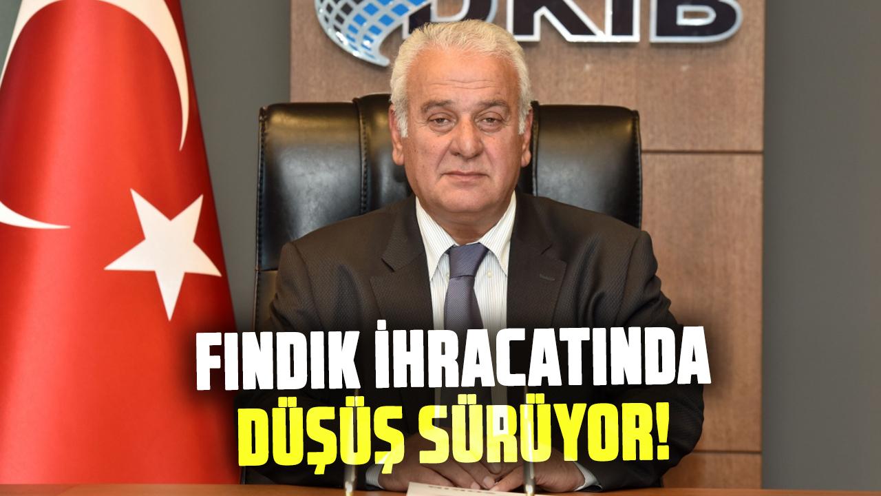 Fındık ihracatında düşüş sürüyor!