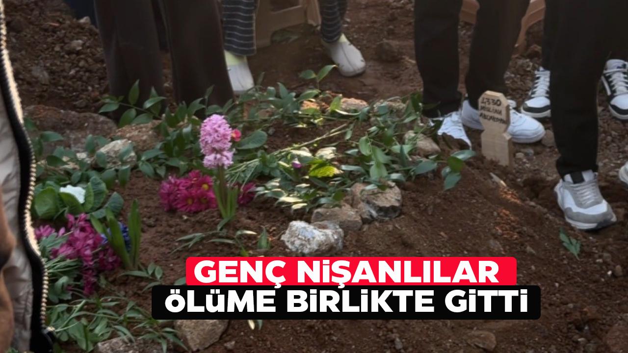 Genç nişanlı çift ölüme birlikte gitti