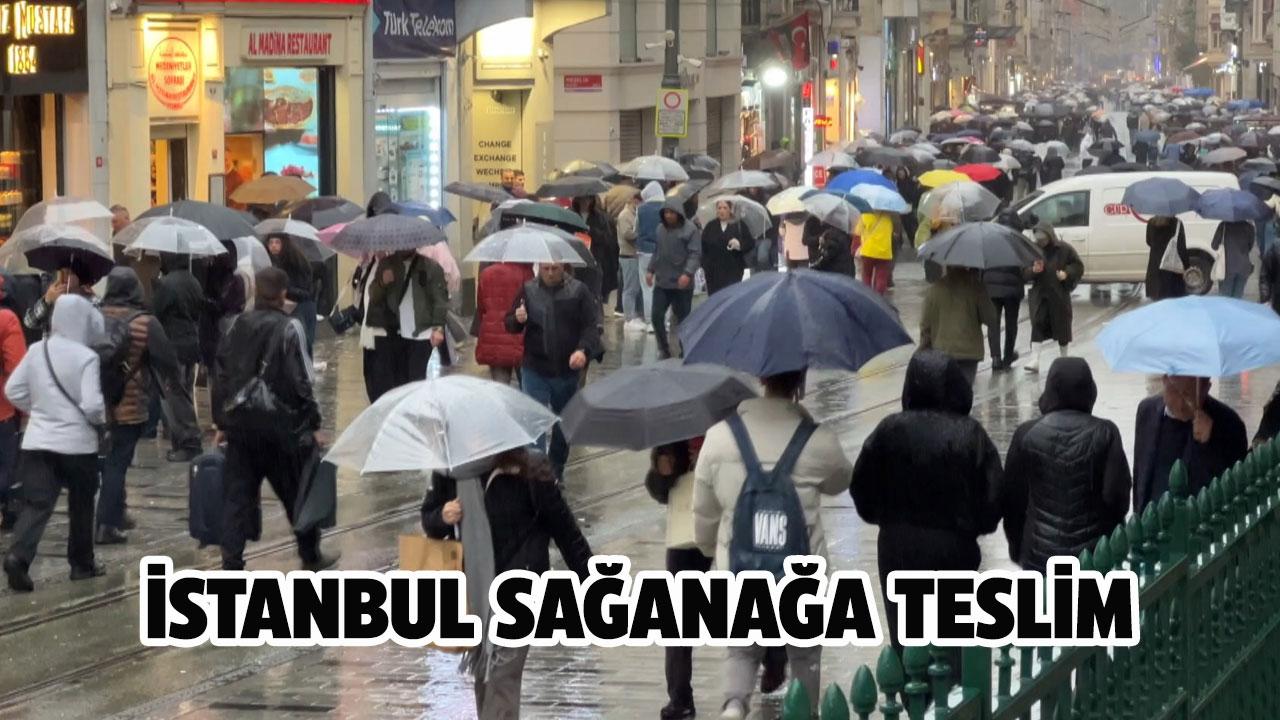 İstanbul sağanağa teslim