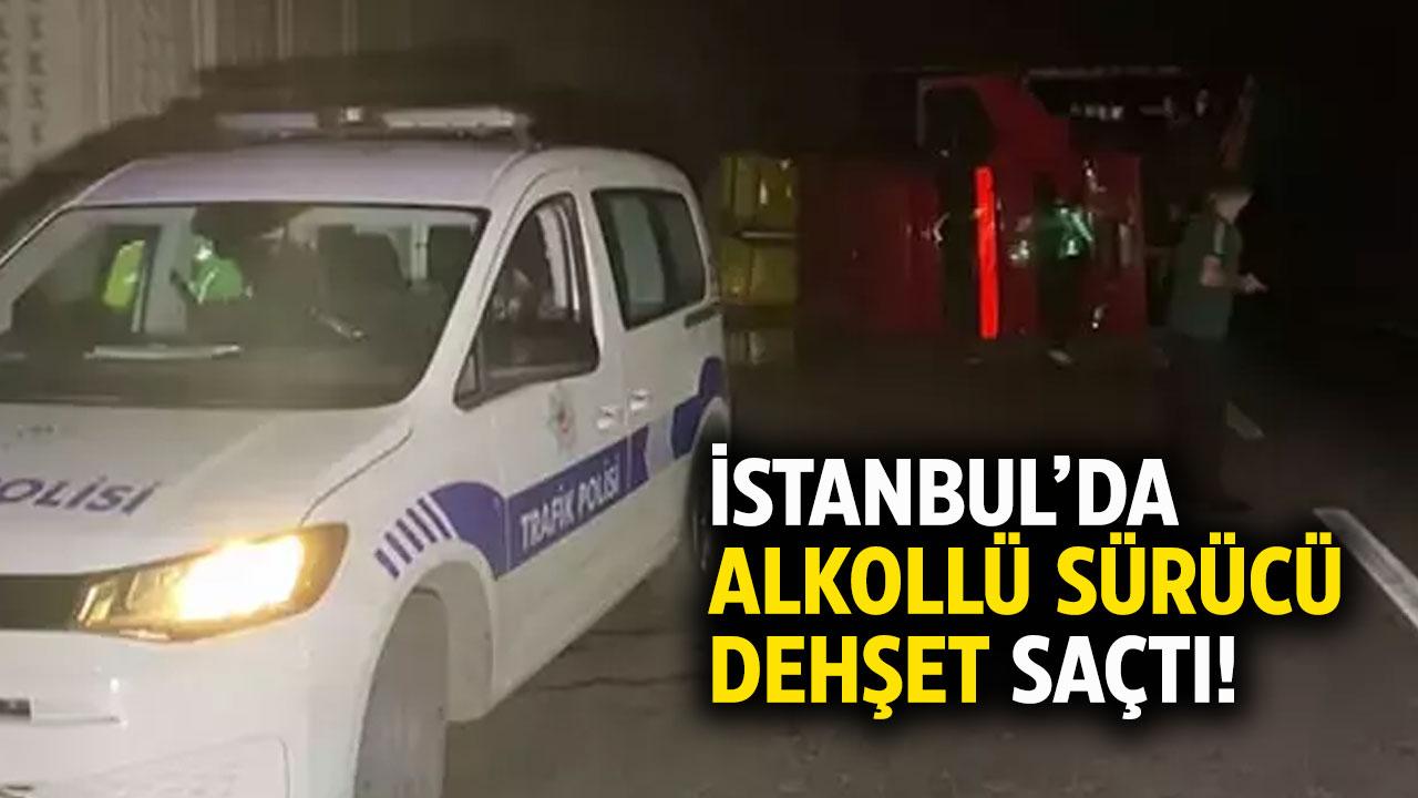 İstanbul'da alkollü sürücü dehşeti! 2 kişiyi yaraladı, 7 araca da zarar verdi