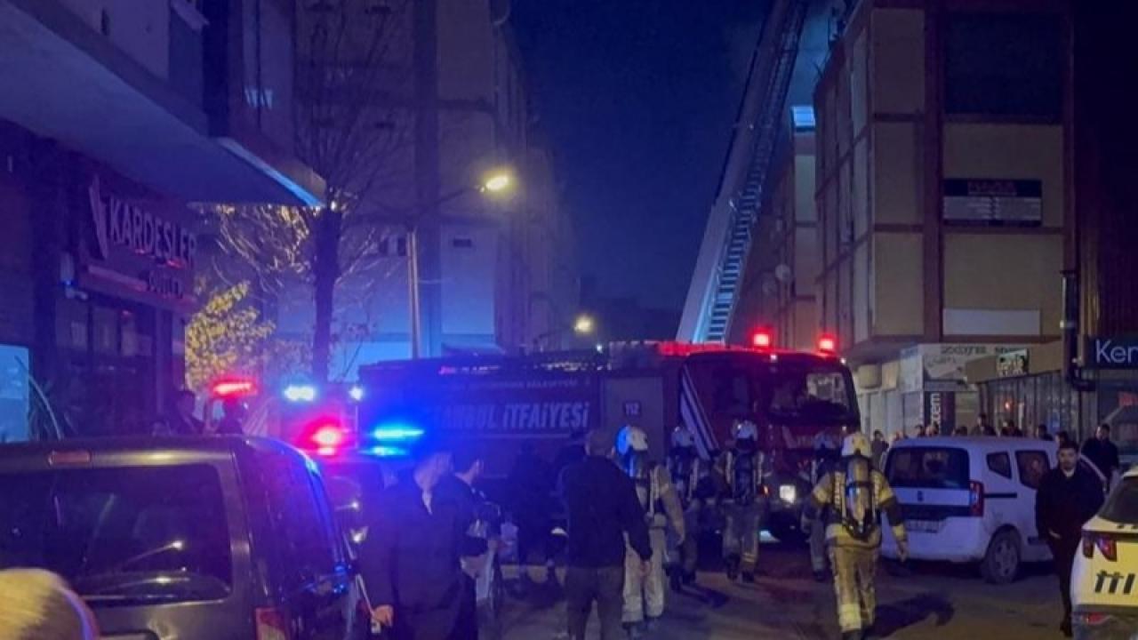 İstanbul'da ayakkabı imalathanesinde yangın!