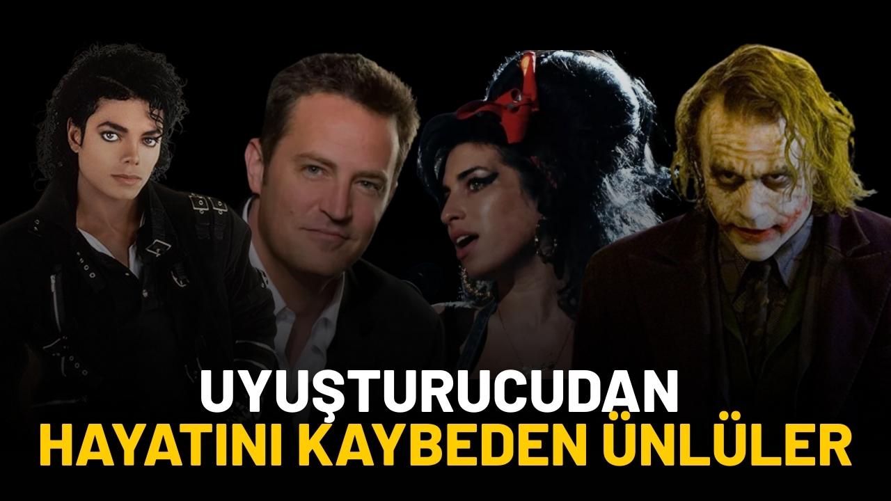 Kariyerlerinin zirvesinde uyuşturucu sebebiyle hayatını kaybeden ünlüler