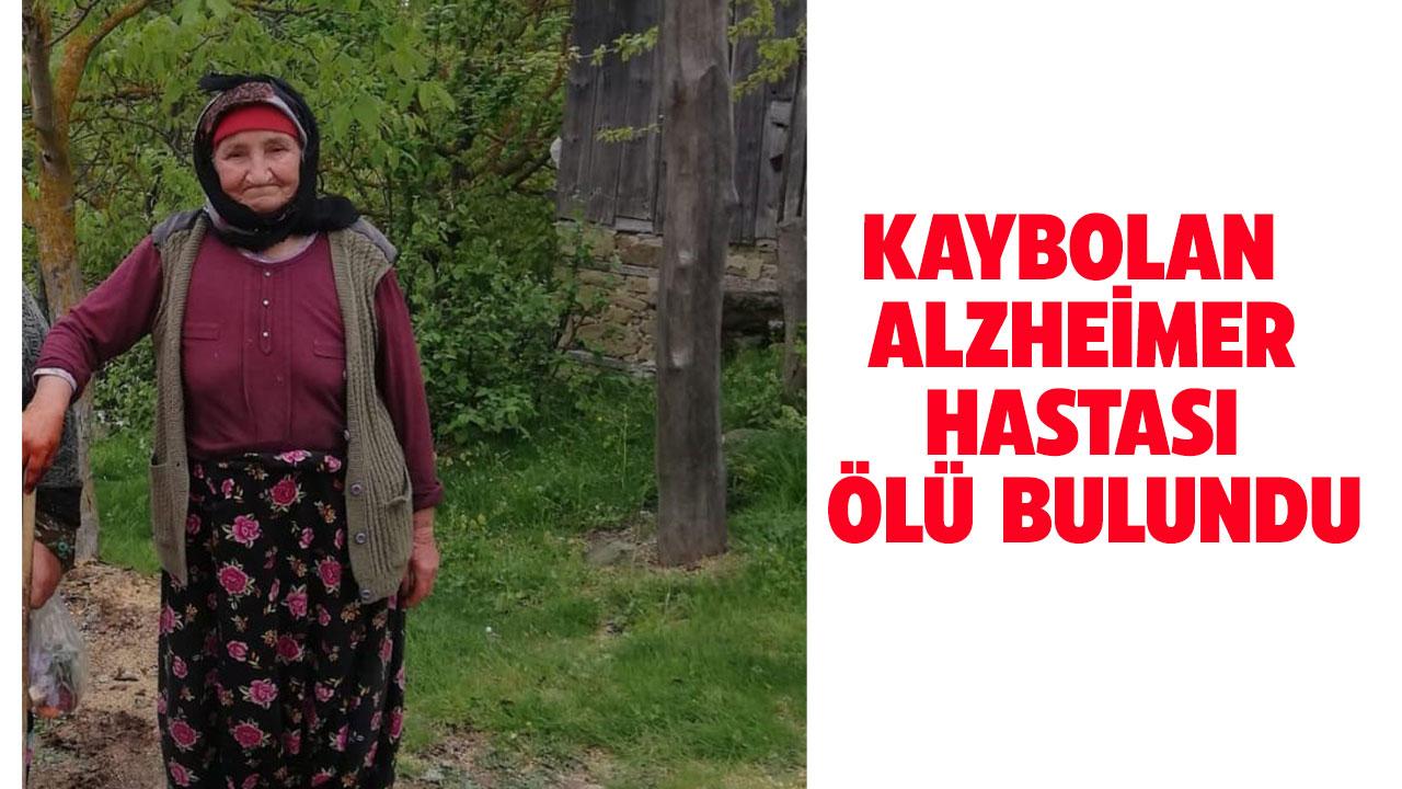 Kaybolan Alzheimer hastası ölü bulundu
