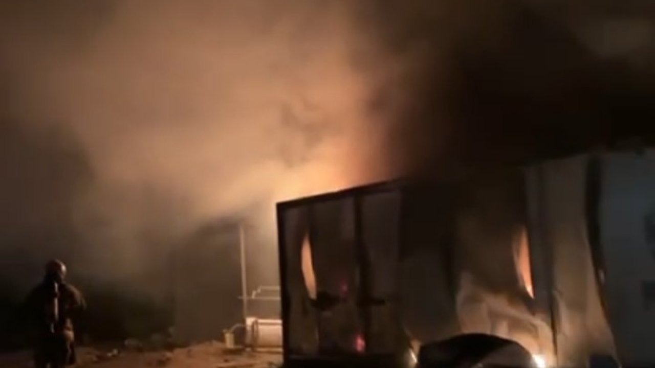 Küllükte unutulan sigara yangına neden oldu