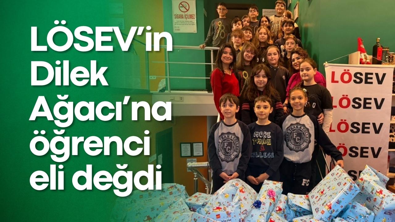 LÖSEV’in Dilek Ağacı’na öğrenci eli değdi