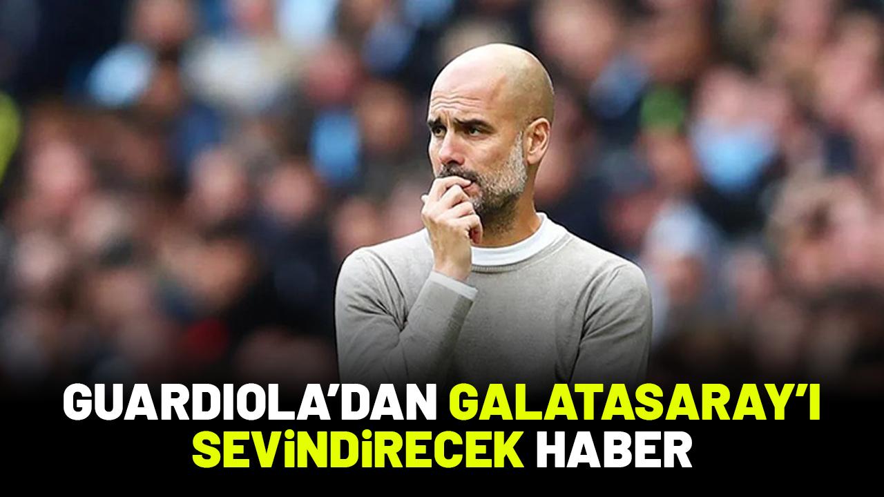 Manchester City'den Galatasaray'a sevindiren haber