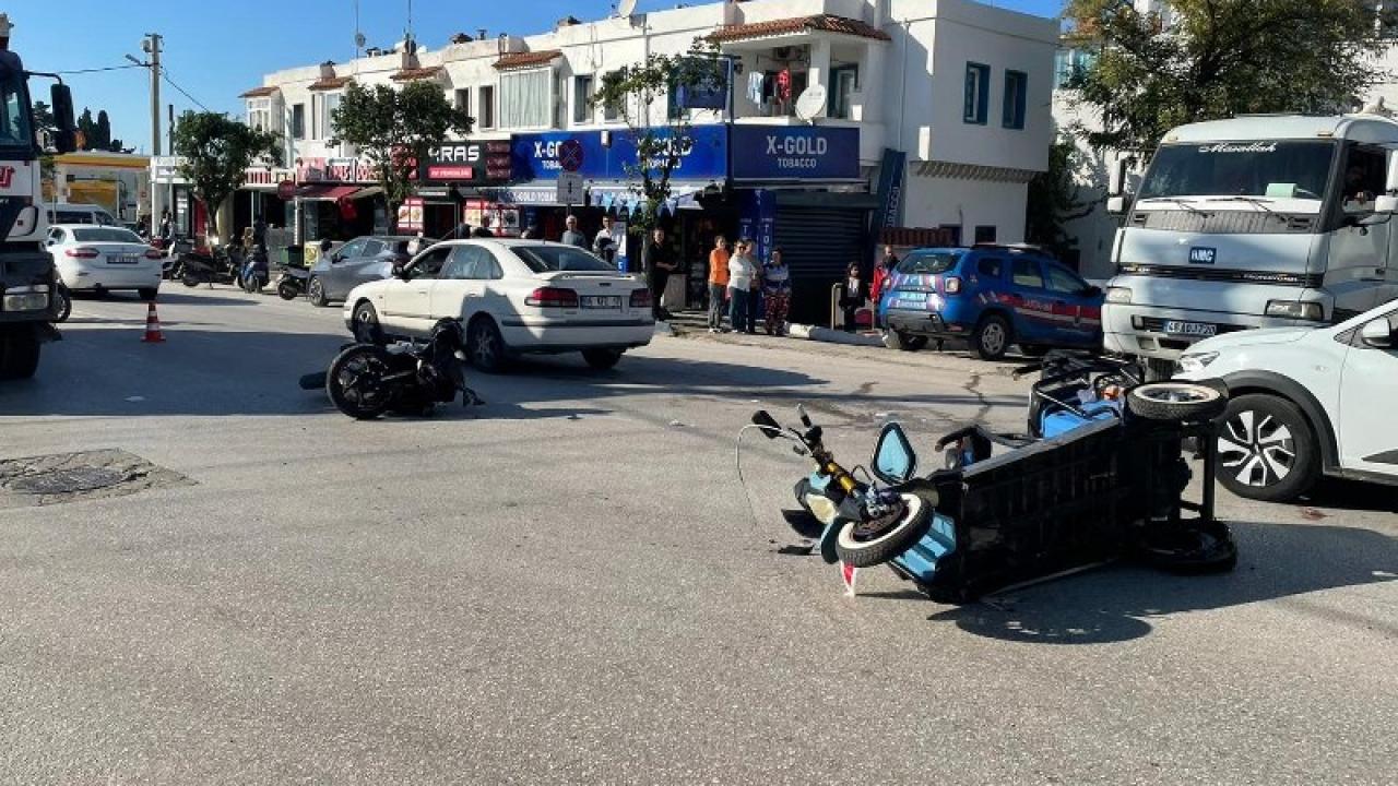 Motosikletler çarpıştı! 1 ölü, 1 yaralı