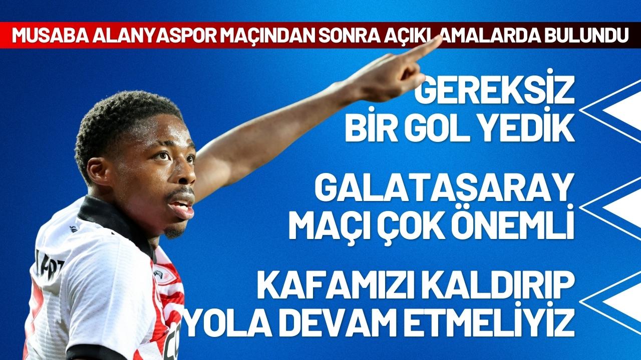 Musaba: Kafamızı kaldırıp yola devam etmeliyiz