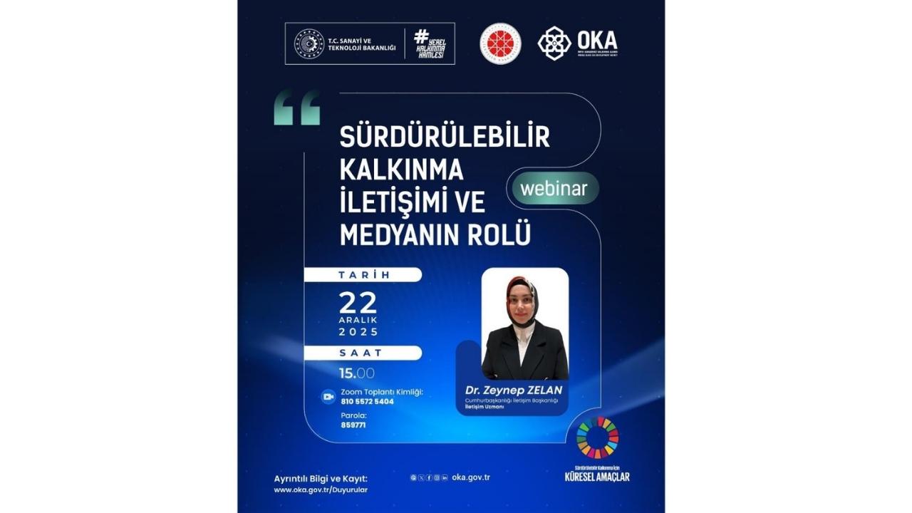 OKA’dan ‘Sürdürülebilir Kalkınma İletişimi ve Medyanın Rolü’ webinarı