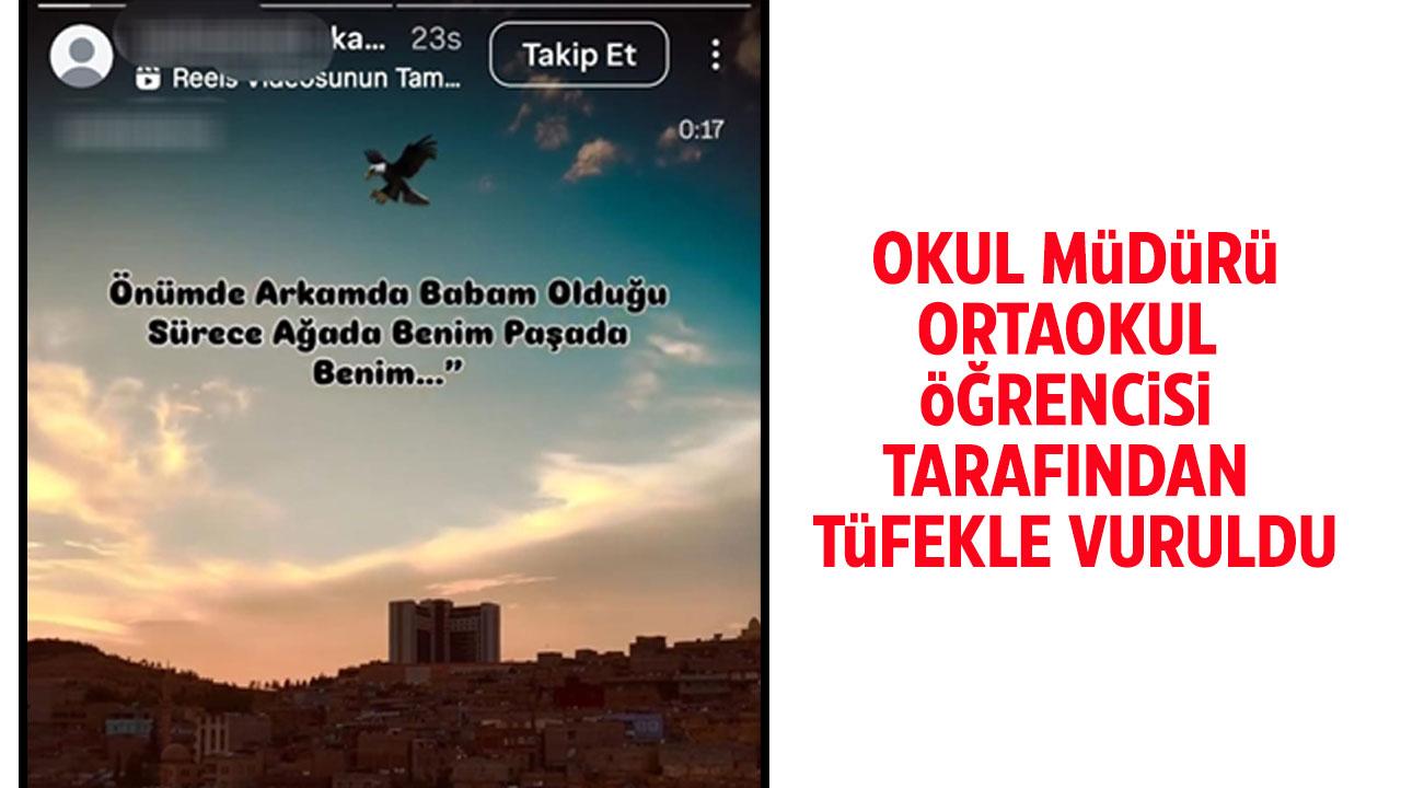 Okul müdürü ortaokul öğrencileri tarafından tüfekle vuruldu