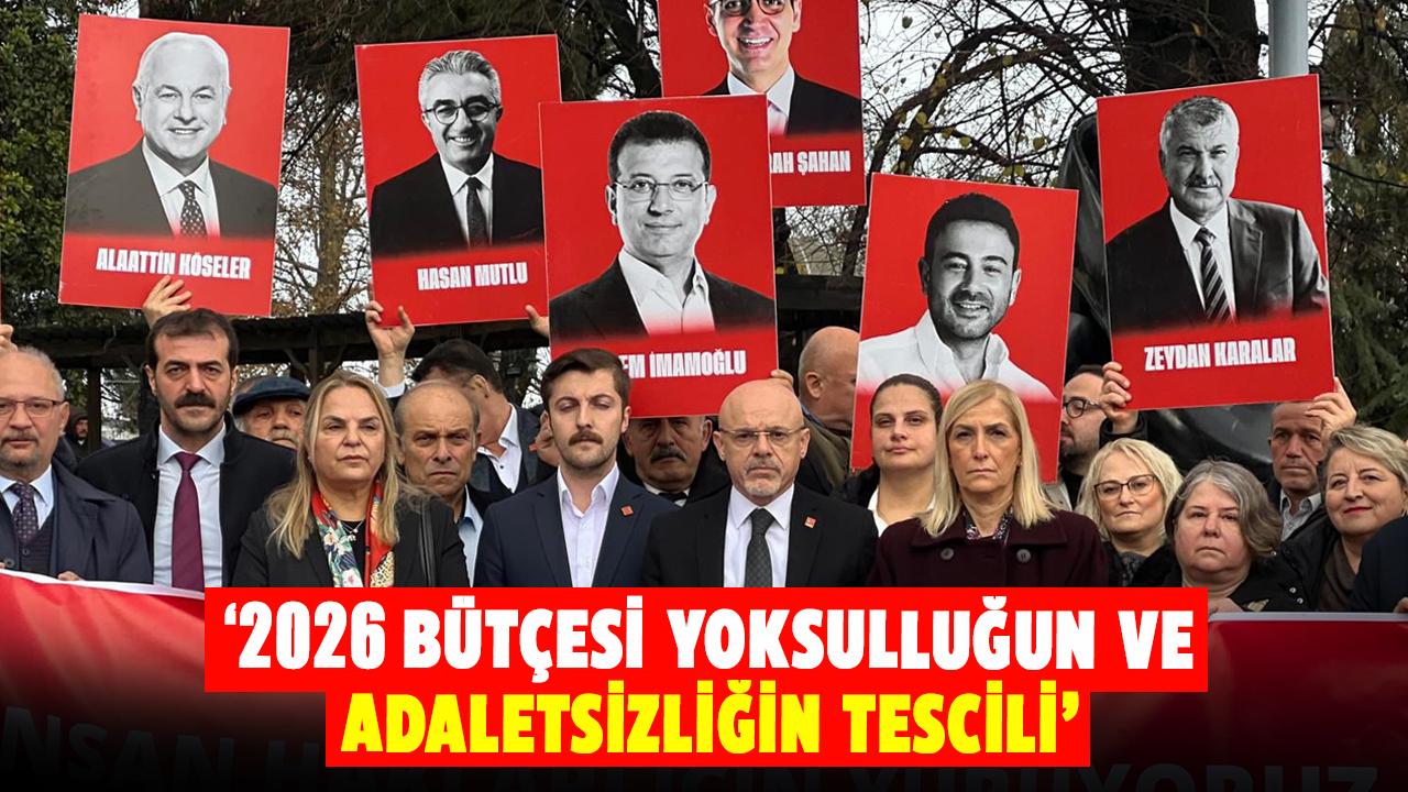 Özdağ'dan Çarşamba'da sert eleştiri: 2026 bütçesi yoksulluğun ve adaletsizliğin tescili
