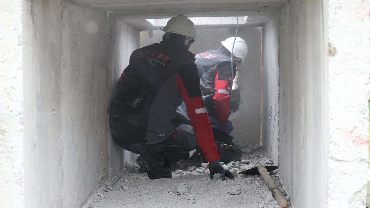 Samsun Adliyesi personeli afetler için hazır! Tatbikat yapıldı