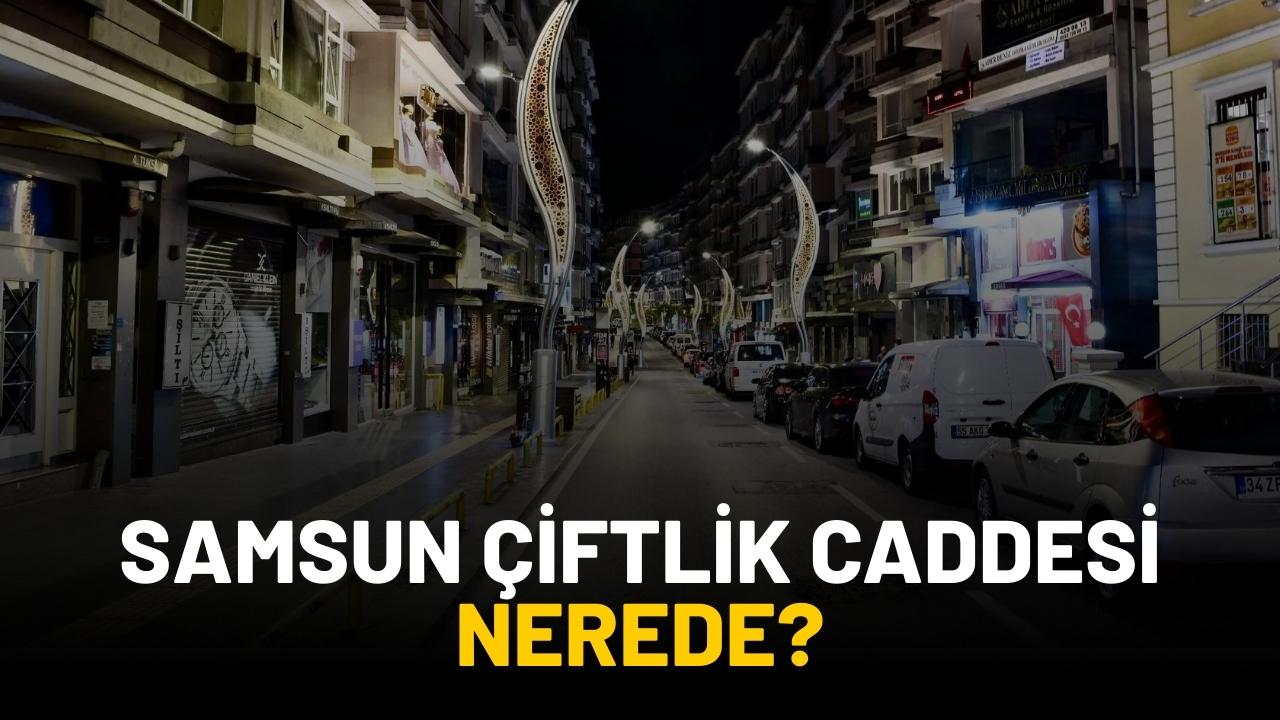 Samsun Çiftlik Caddesi nerede?