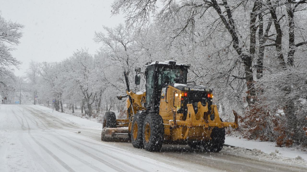 Samsun Havza'da kar yağışı