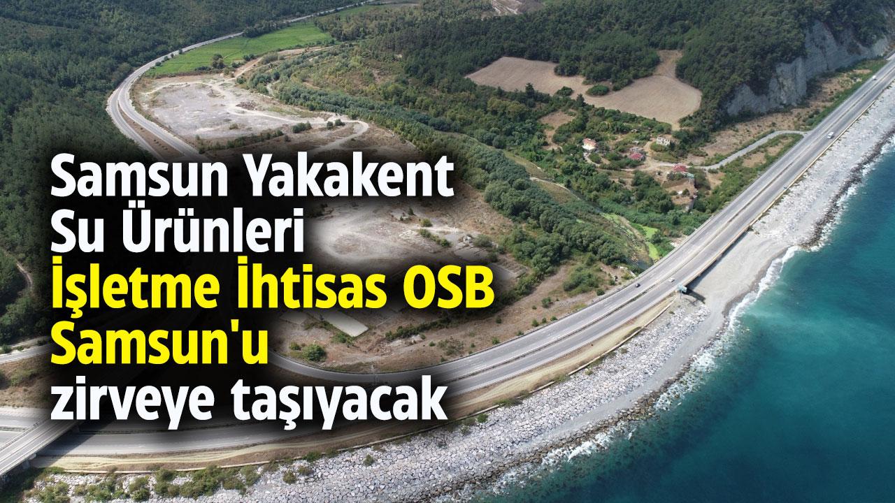 Samsun Yakakent Su Ürünleri İşleme İhtisas OSB Samsun'u zirveye taşıyacak