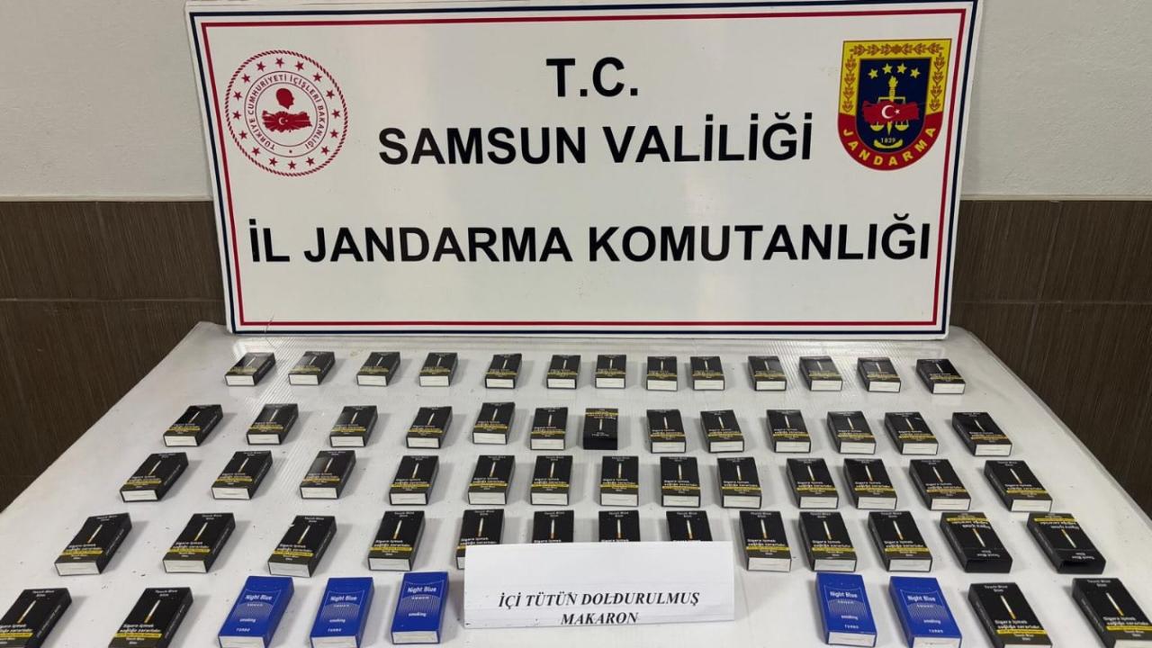 Samsun'da jandarmadan tütün operasyonu