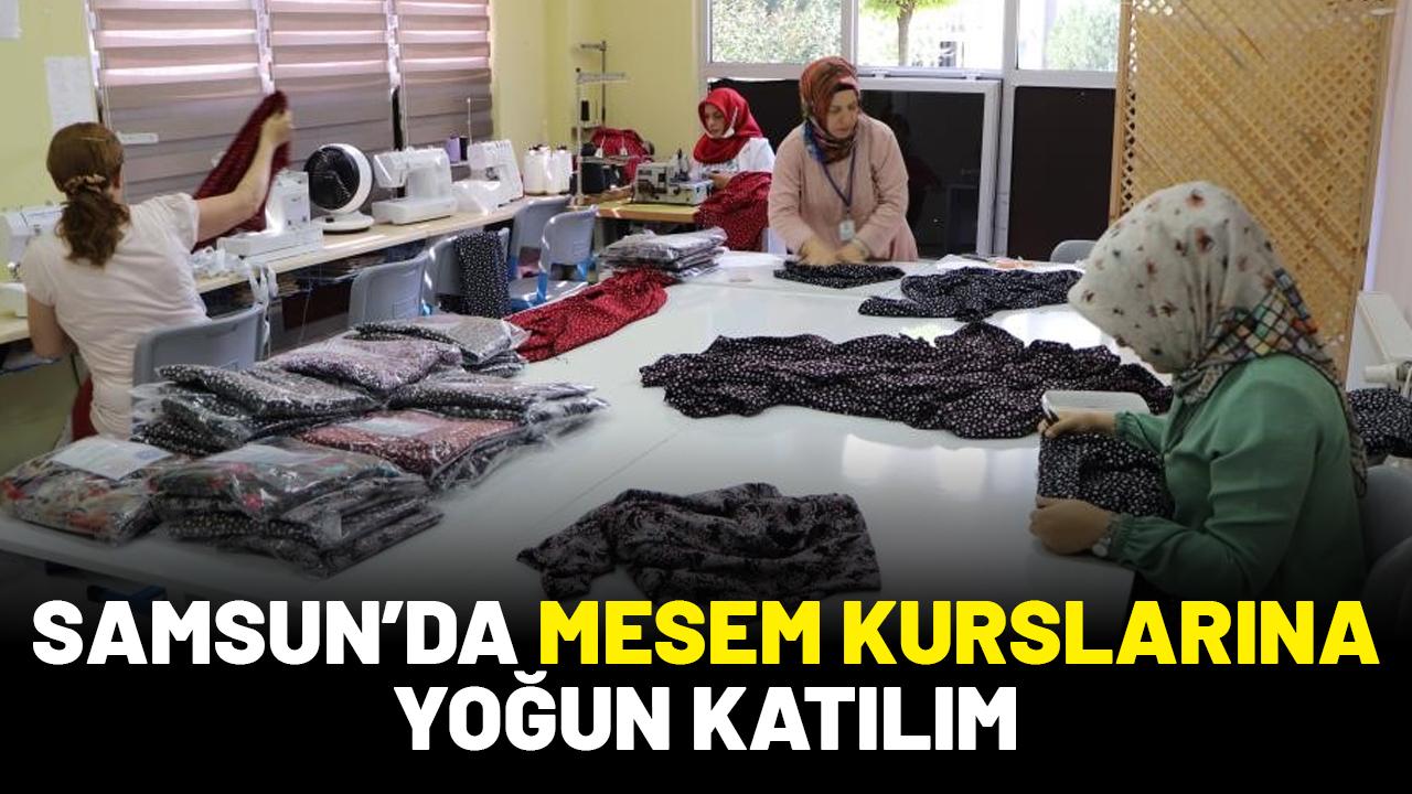 Samsun’da MESEM ve Halk Eğitim kurslarına yoğun katılım