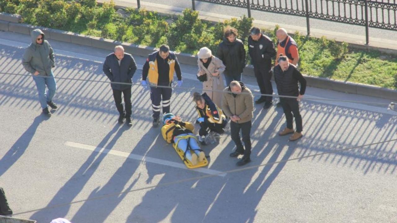 Samsun'da pikap ile motosiklet çarpıştı: 1 yaralı