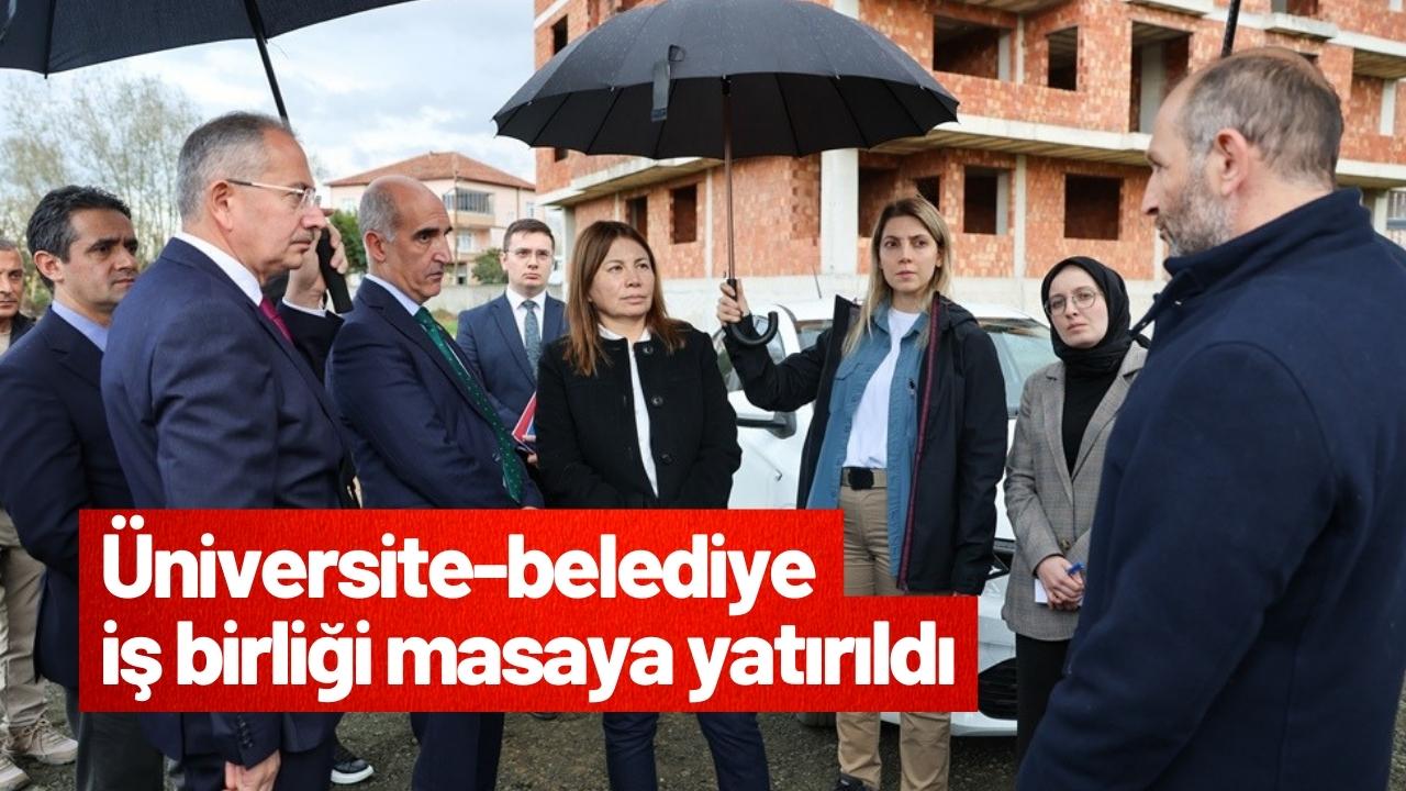 Samsun'da üniversite-belediye iş birliği masaya yatırıldı