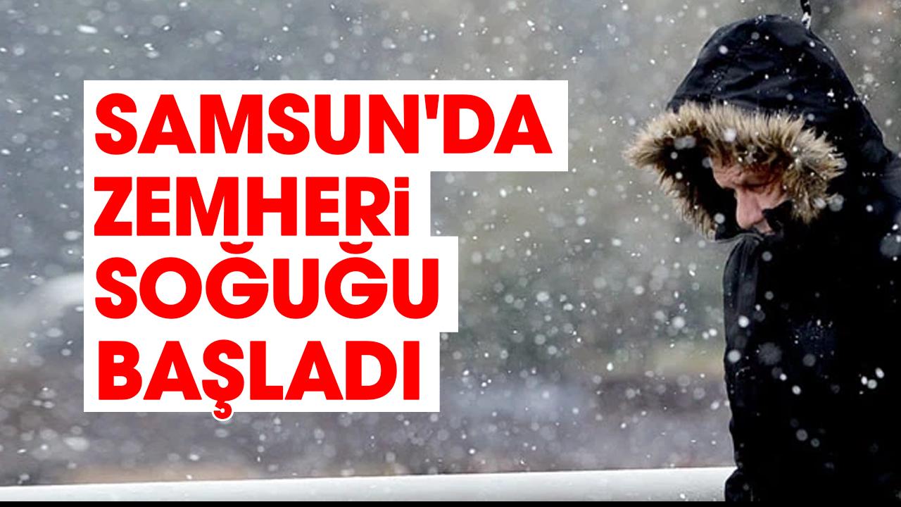 Samsun'da zemheri soğuğu başladı-Samsun Hava Durumu